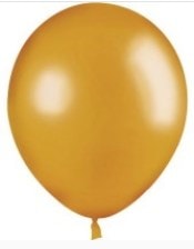 Basksz 12 inc Gold Altn Metalik balon
